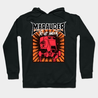 Heavy Metal Inspired Sci-fi War Machine Walker Music Band Hoodie